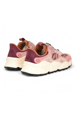 Sneaker donna in nylone camoscio colore rosa. FLOWER MOUNTAIN | TIGER HILL WOMEN-PINK ROSE CIPRIA